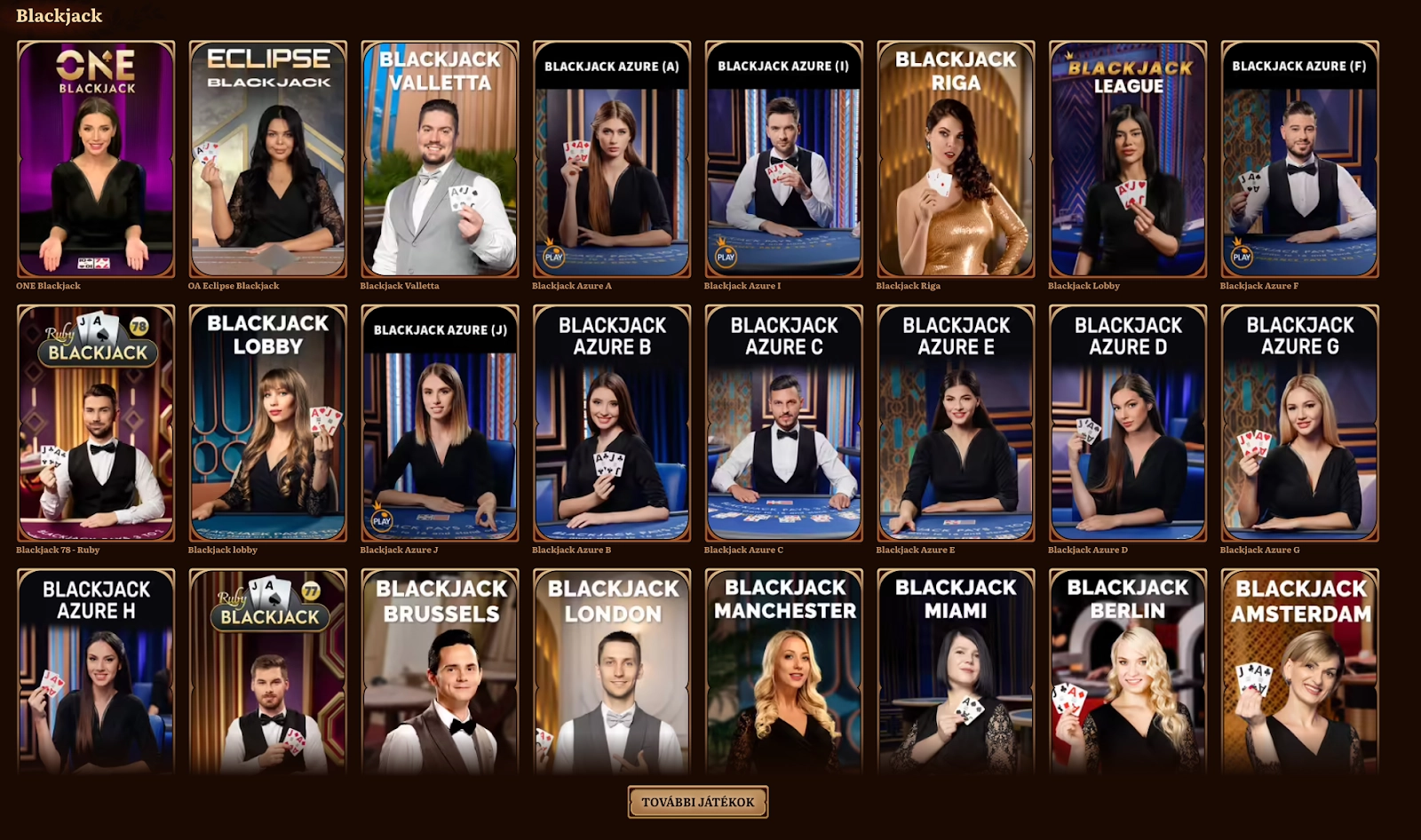 Társasjátékok – Blackjack a Wild Robin Casinóban